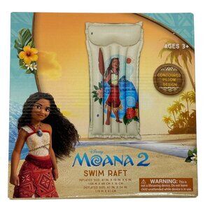 Disney Moana 2 Inflatable Swim Raft 41" Pool Float Kids Summer Water Toy